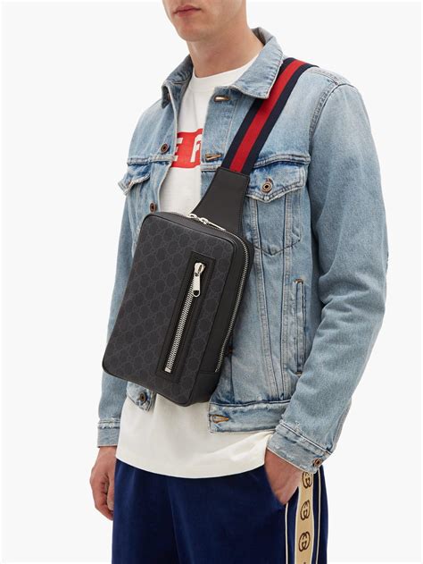 gucci guy sling bag|crossbody bags for men Gucci.